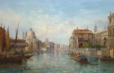 View of the Grand Canal, Venice by Alfred Pollentine